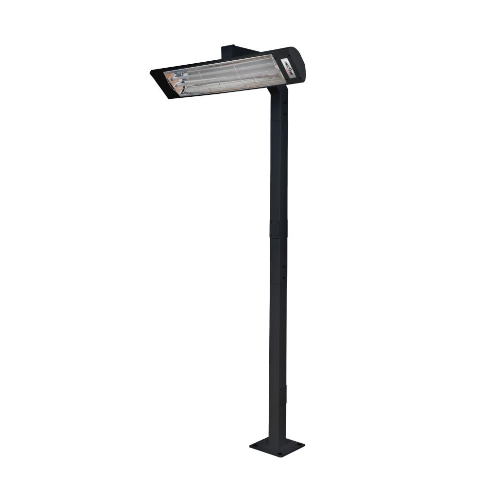 8FT POLE MOUNT,SINGLE 39IN,BLK